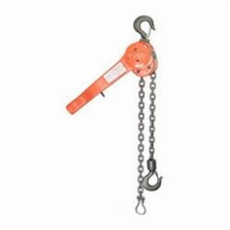 Cm Lever Chain Hoist, 075 Ton, 20 Ft Lifting Height, 1214 In Minimum Between Hooks, 45 Lb Pull To Lift 7336P